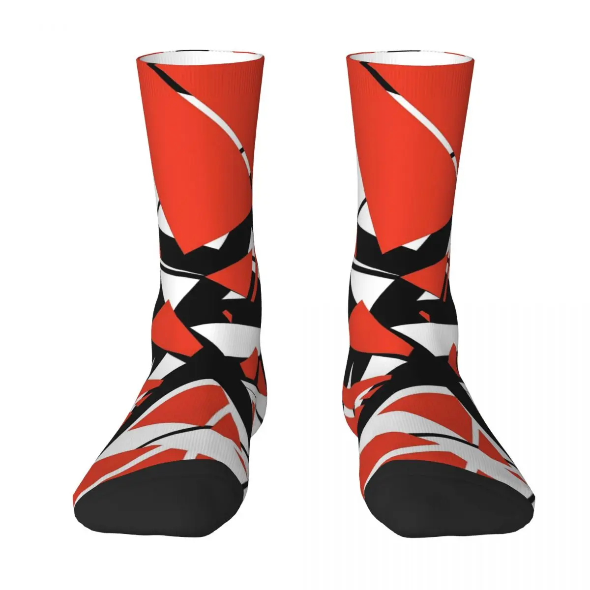 TRIBUTE TO VAN HALEN Socks Red and White Stockings Autumn Non Skid Women Men Socks Medium Soft Graphic Outdoor Sports Socks