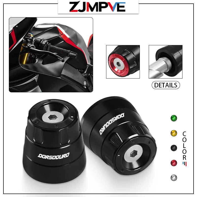 For RS660 RSV41100 Factory Dorsoduro750 900 1200 ABS Universal Motorcycle Handle Bar Handlebar Grips Cap End handle Plugs cap