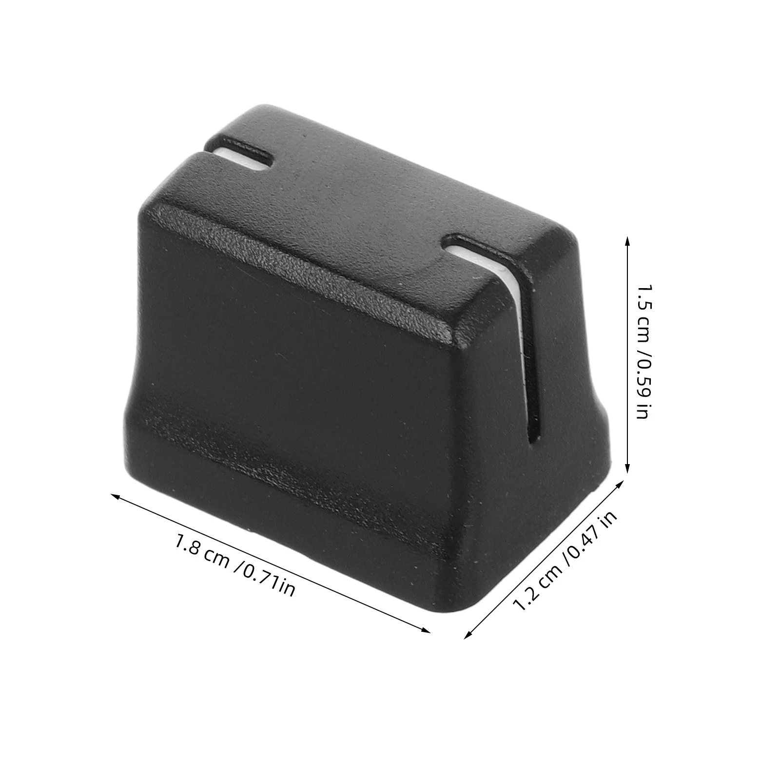 5 قطعة قبعات خلاط ترويسة مقبض منزلق قبعات حجم صغير سهلة الحمل تصميم بسيط لملحقات خلاط تعزيز معدات الصوت