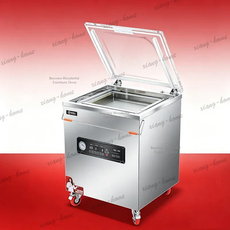 YJ Nordic Style Vacuum Sealer Automatic Rice Brick Packer Dry & Wet Dual‑Use Household Commercial Food Sealing Machine FYPM