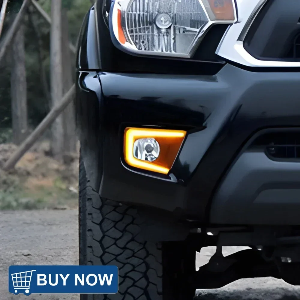 

Upgrade LED Dynamic Flashing Daytime Running Light Assembly For Toyota Tacoma 2011-2015 Car Front Bumper Tool Accessories
