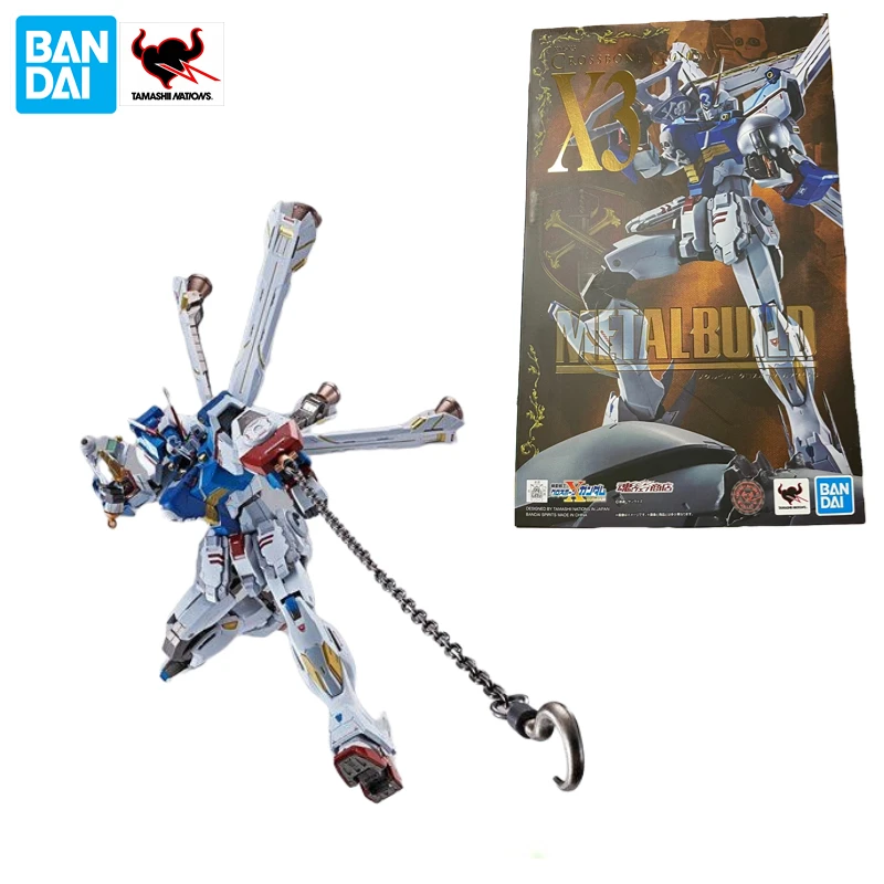 

In Stock Original Bandai Soul Limited METAL BUILD MB Pirate X3 Skull Gundam Anime Action Figure Toy Gift Model Collection Hobby