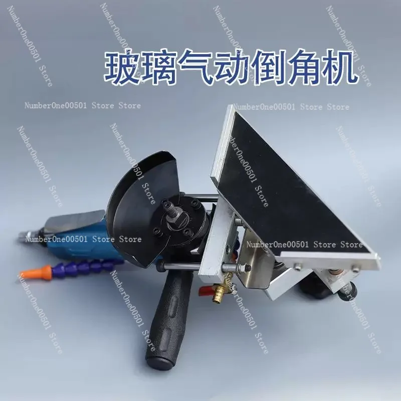 Pneumatic Glass Chamfering Machine Handheld Stone Polishing Edging Multi Function Industrial Angle Grinder