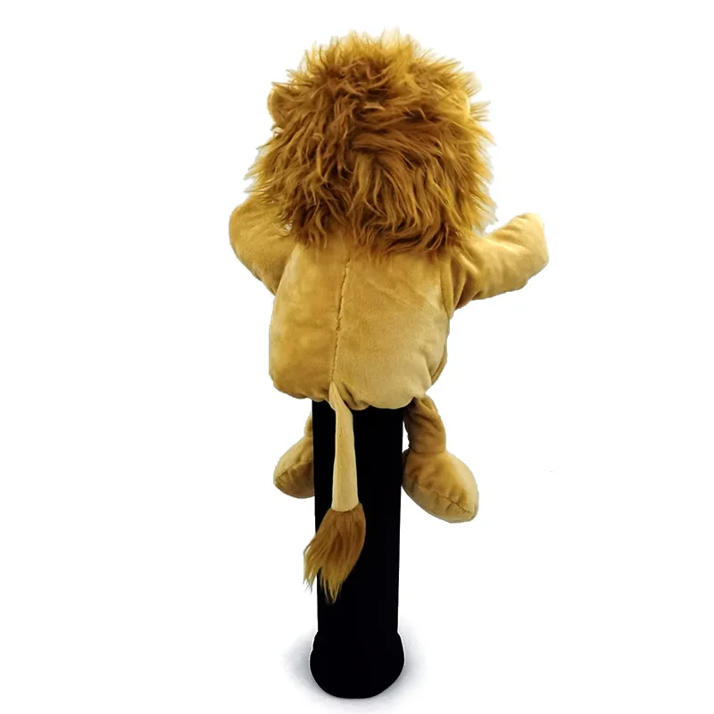 Cartoon Lion Golf Driver Headcover 460cc Animal Head Cover Golf Club Accessories 2 Colors Mascot Novelty Cute Gift