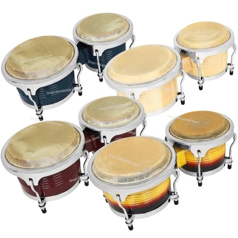 For Cuban Solid Wood Traditional Ethnic Percussion Instrument Latin Masculine Drum Bongo Drum