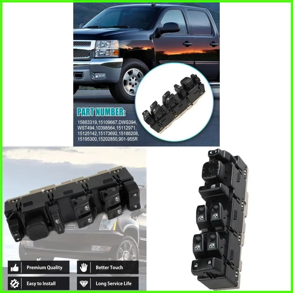 

Window Lifter Button Left Side Power Window Switch Replace 15125142