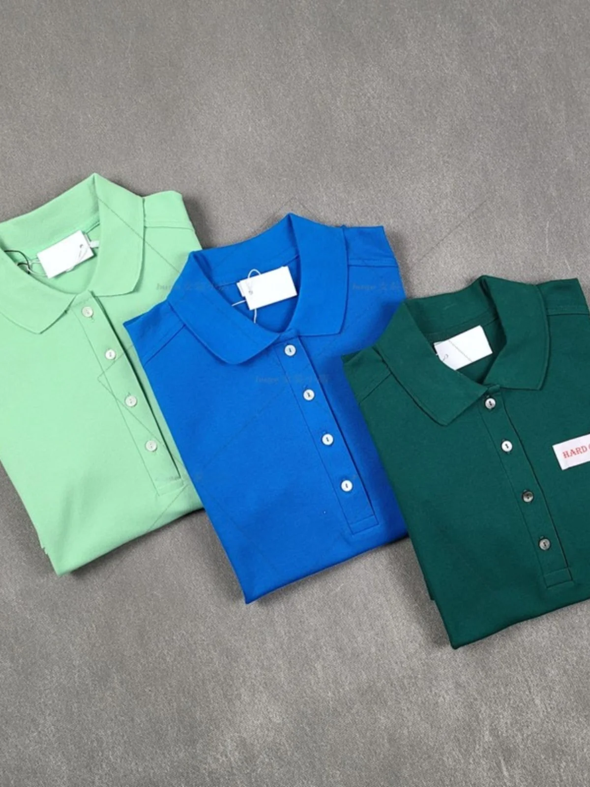 Novedad de verano, vestido  clásico de aodón multicolor, falda de viajero de manga corta con cuello vuelto, vestido de ...