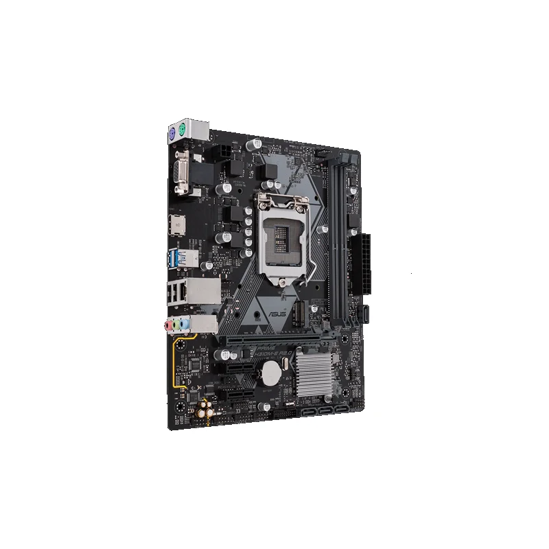 ASUS H310M-E R2.0 LGA1151 Intel 8th CPU 2 * DDR4 M.2 4 * SATA MicroATX HIFI เดสก์ท็อป