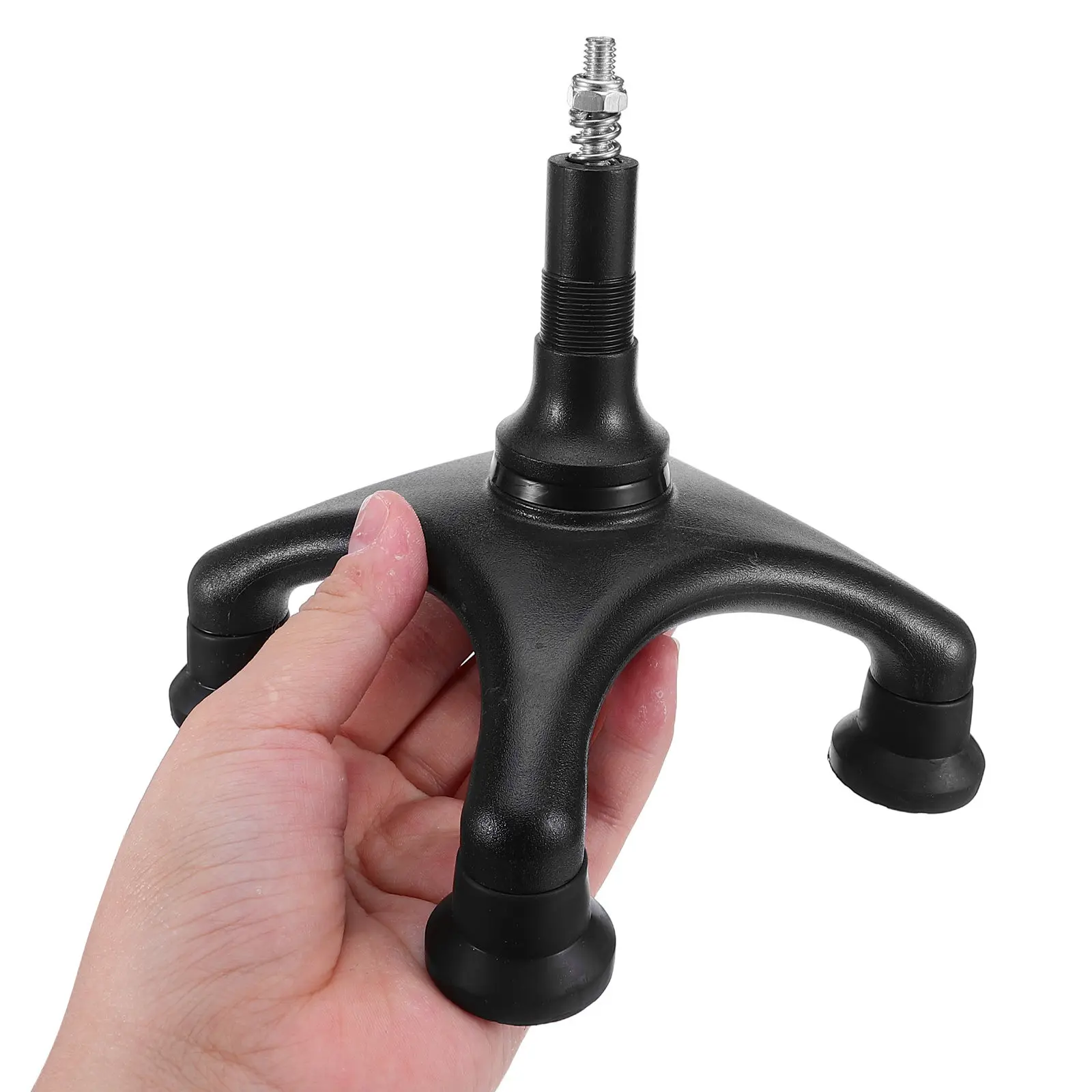 Quad Cane Base Non-Slip Four-Point Support Tip For Walking Canes Lightweight Rotatable Cane Foot Replacement - Elderly