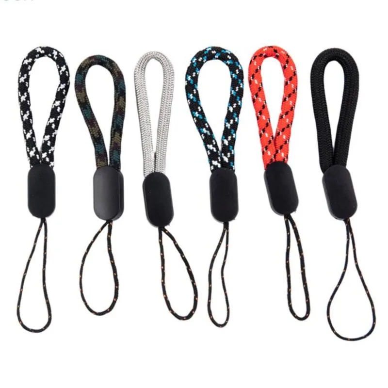 5Pcs Hand Wrist Lanyard String Short Grip Lanyard Mobile Phone Strap for USB Flash Drive Keychain