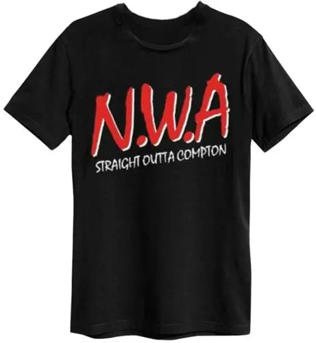 

Новая модель 2025 года, мужская футболка Amplified NWA Straight Outta Compton, классическая футболка NWA