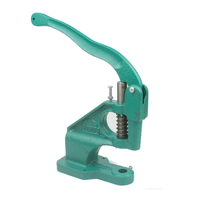 Machine à presser à pression manuelle, pince à pression, outil à clipser, bouton vert en métal, haute qualité 2