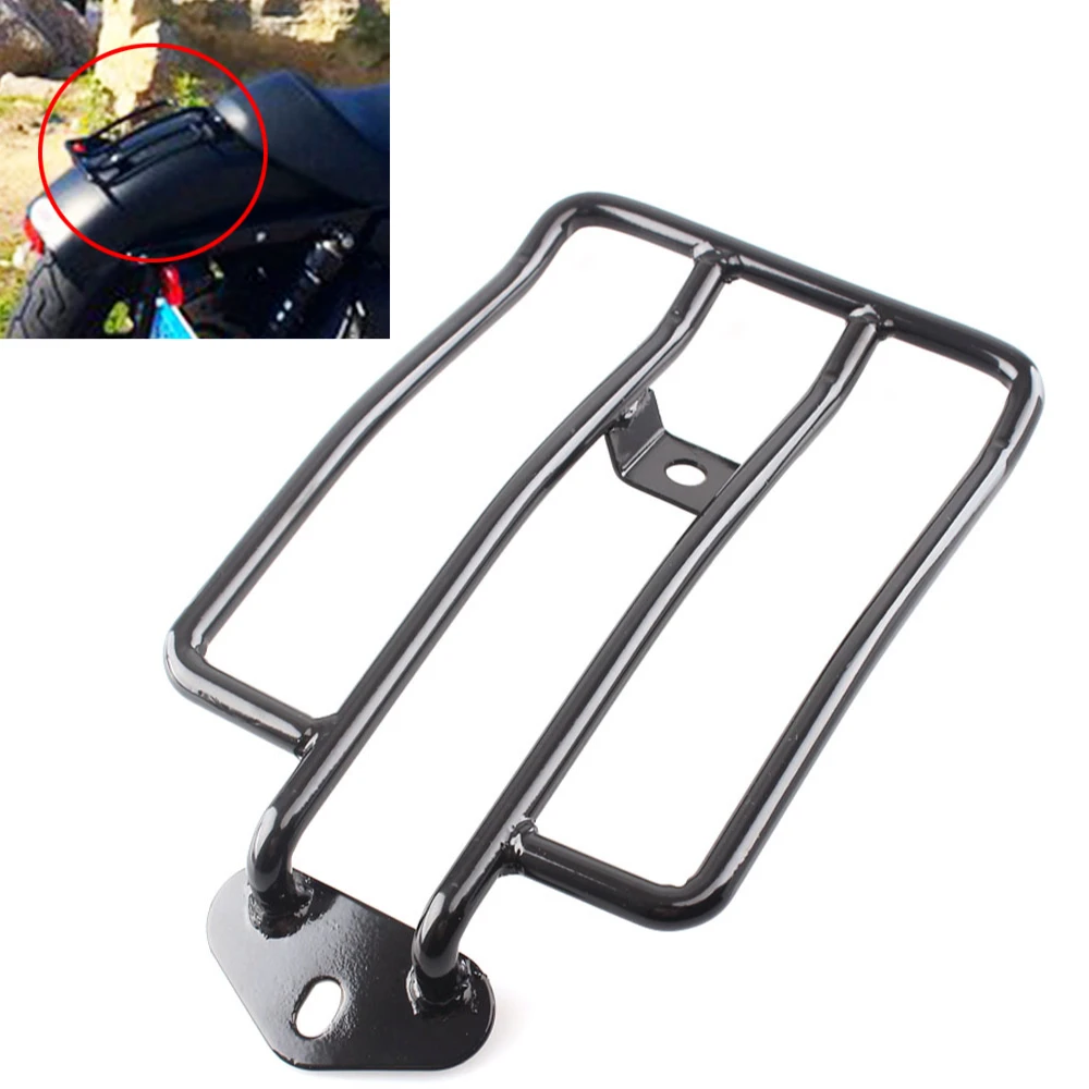 

Motorcycle Rear Seat Fender Luggage Rack Support Shelf For Harley Sportster XL 883 1200 Iron 48 72 Custom Low Roadster 2004-2019