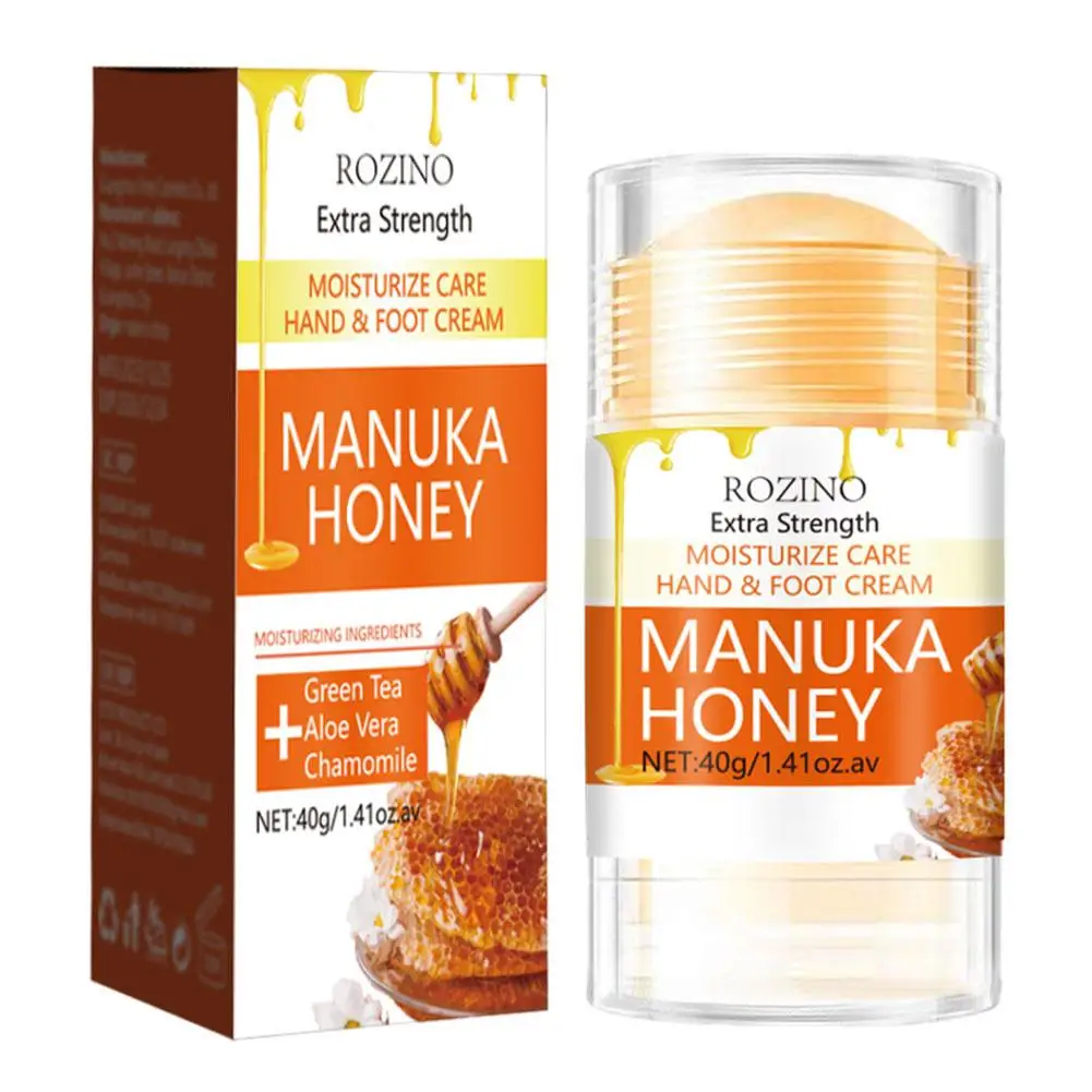 40g Honey Foot Cream Repair Cream Stick For Dry & Chapped Hand And Feet Moisturising Skin Care For Women And Men Q8B6