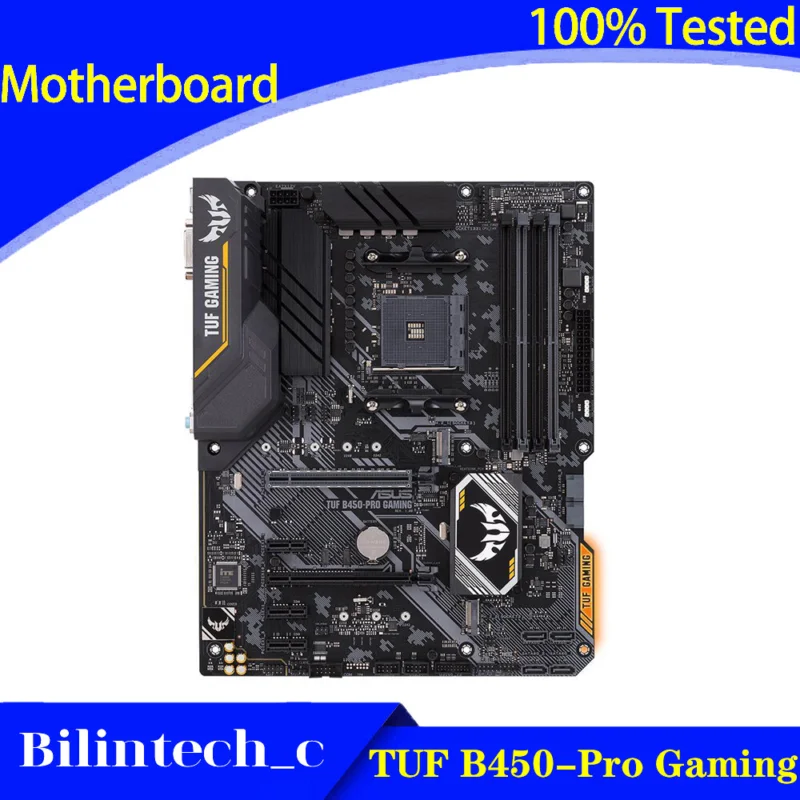 FOR ASUS TUF B450-Pro Gaming Motherboard Supports AMD AM4 64GB DDR4 DVI HDMI