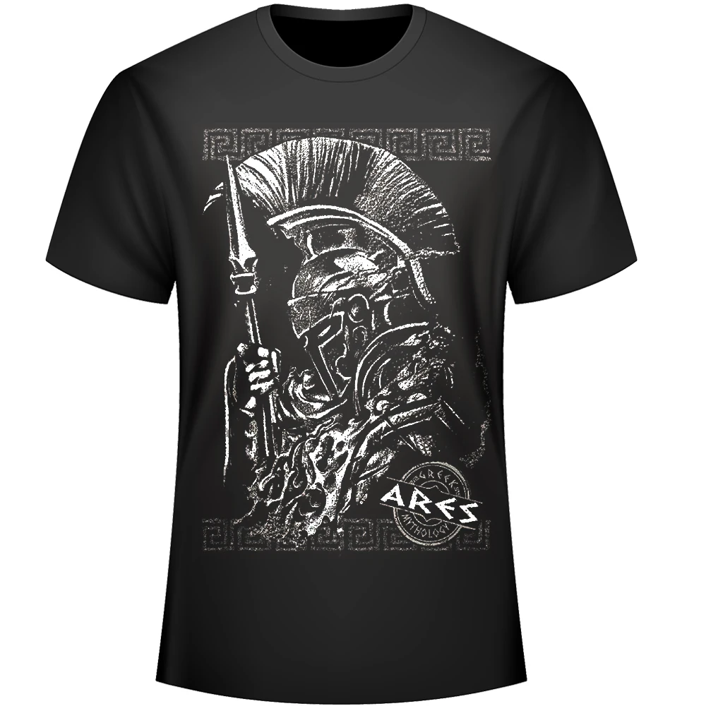 Fashion Design Ancient Greek Gods of War Ares Mens T-Shirt. Summer Cotton Short Sleeve O-Neck Unisex T Shirt New S-3XL