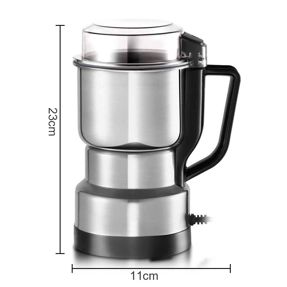 CL ACKILISS ACL7132 Coffee Grinder 300W Stainless Steel Eight Blade System 600ml Large Capacity Coffee Spice Chili Matcha Corn