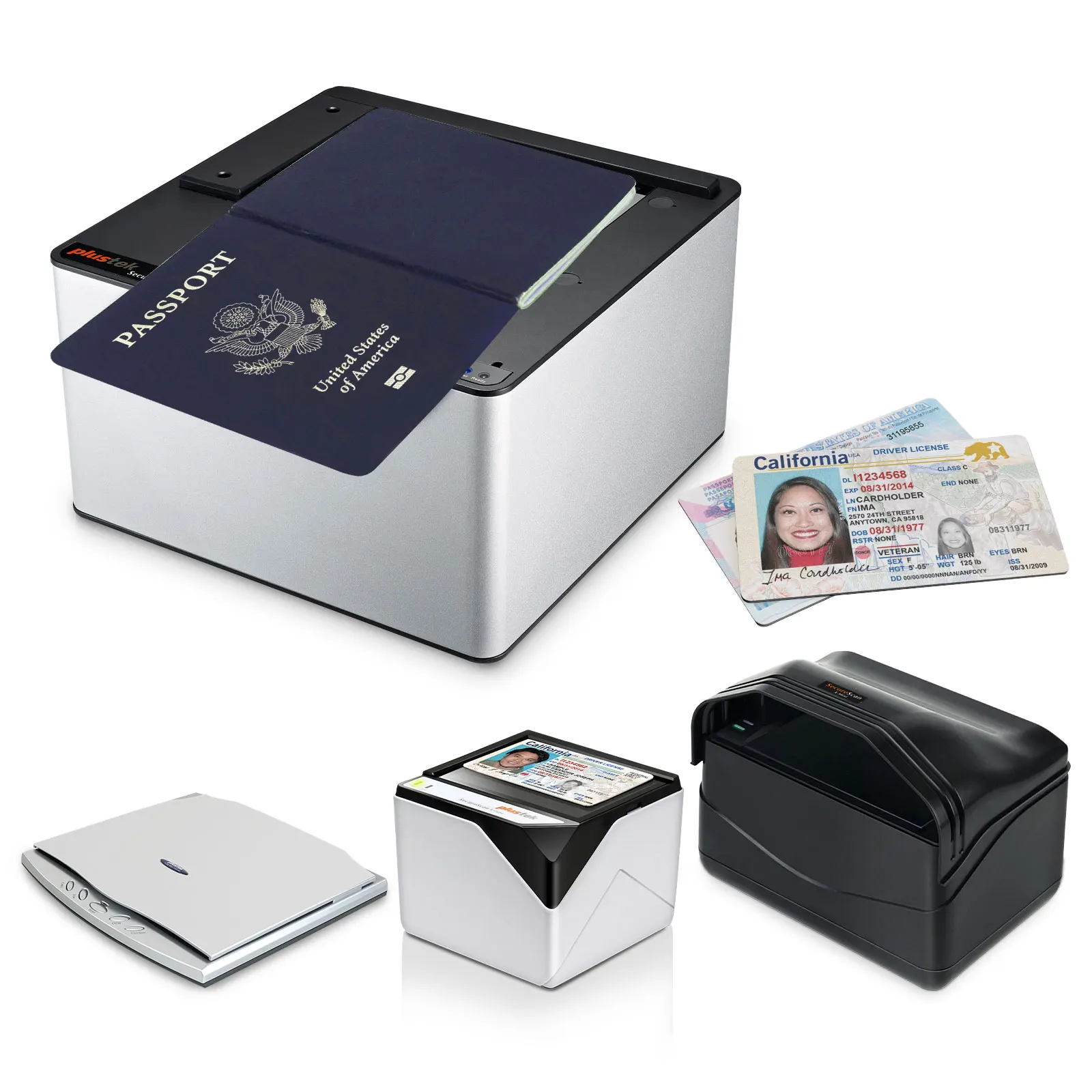 Plustek Passport ID card Scanner Reader, Industrial scan module OCR/MRZ, ICAO DOC 9303 NFC RFID Epassport Identity card SDK API