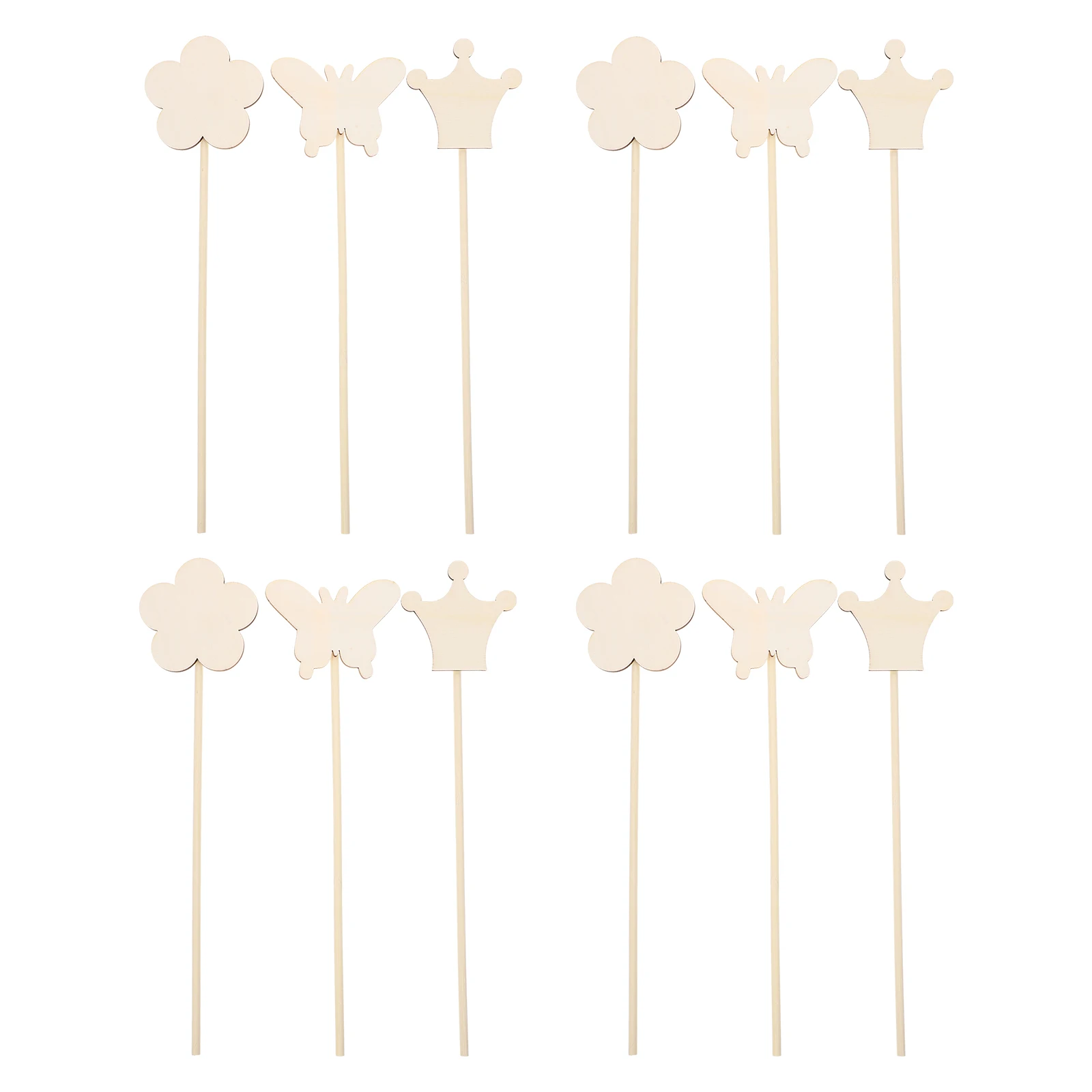 

12pcs Wands for Kids Fairy Wands for Girls Kids Wooden Wand Toys