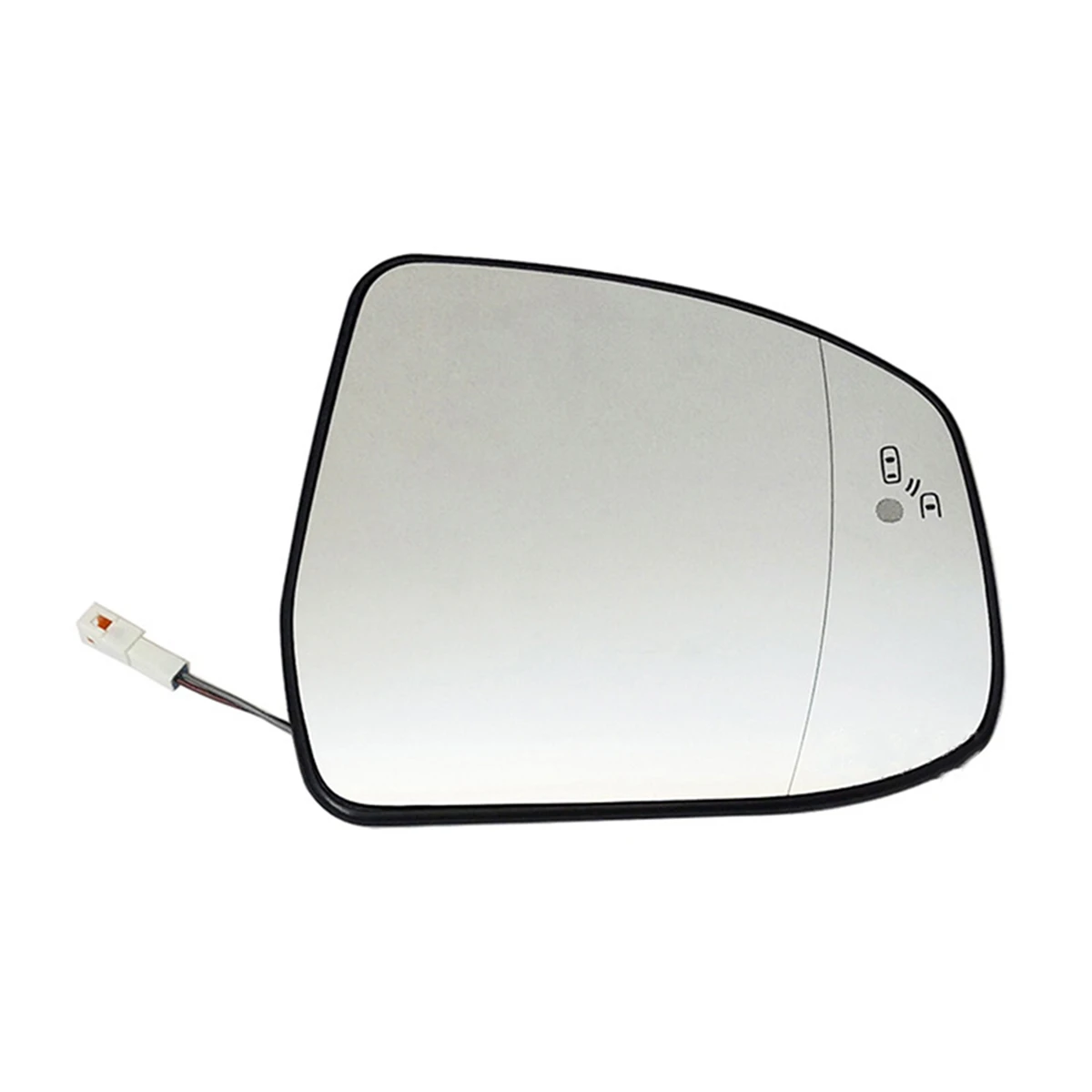 Right Door Wing Side Mirror Glass Heated Blind Spot Warning with Backing Plate for Ford Focus MK2 MK3 Mondeo