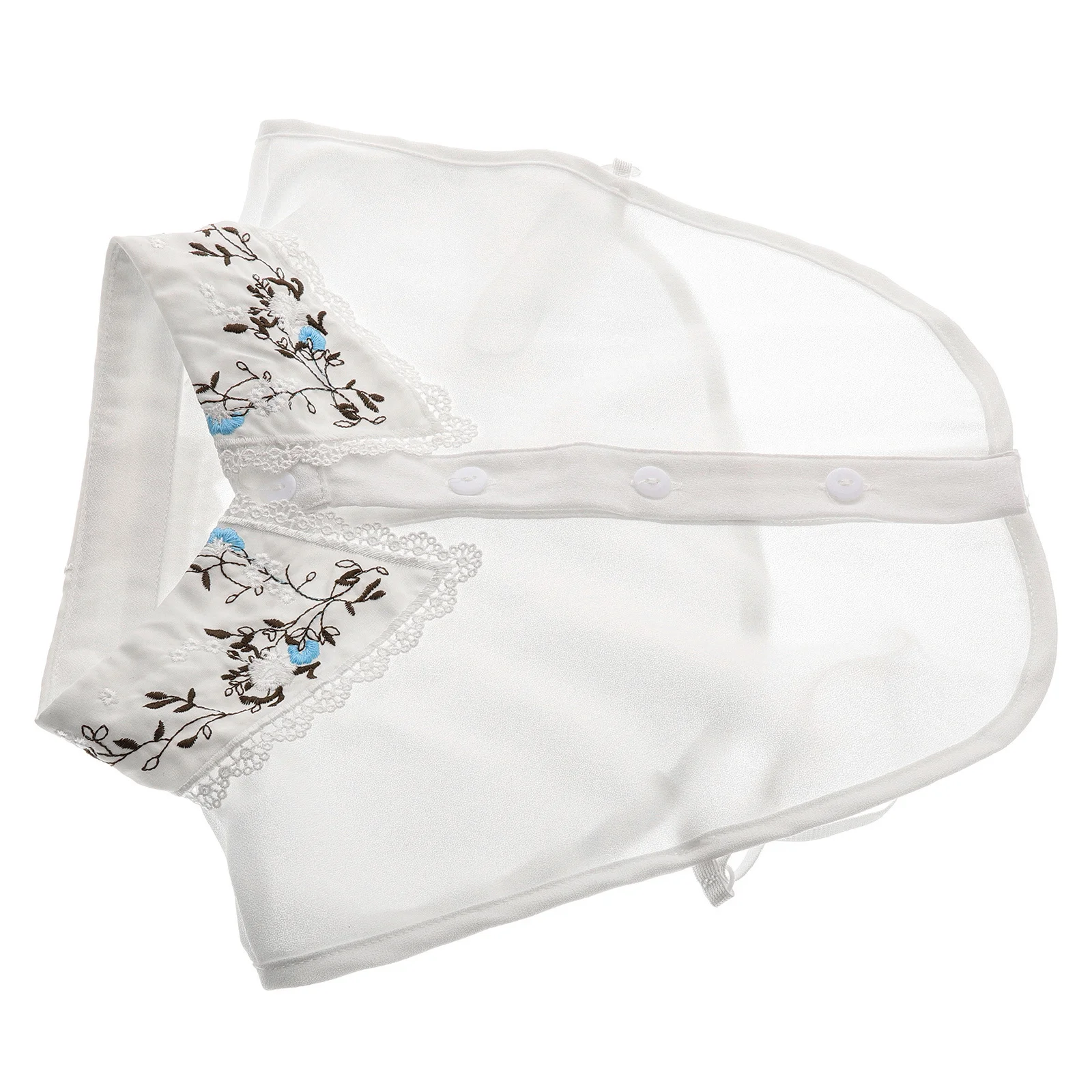 Colletto Ricamato alla Moda per Donne, Accessorio Versatile per Collo Finto, Tessuto Morbido e Confortevole per Vari Outfit