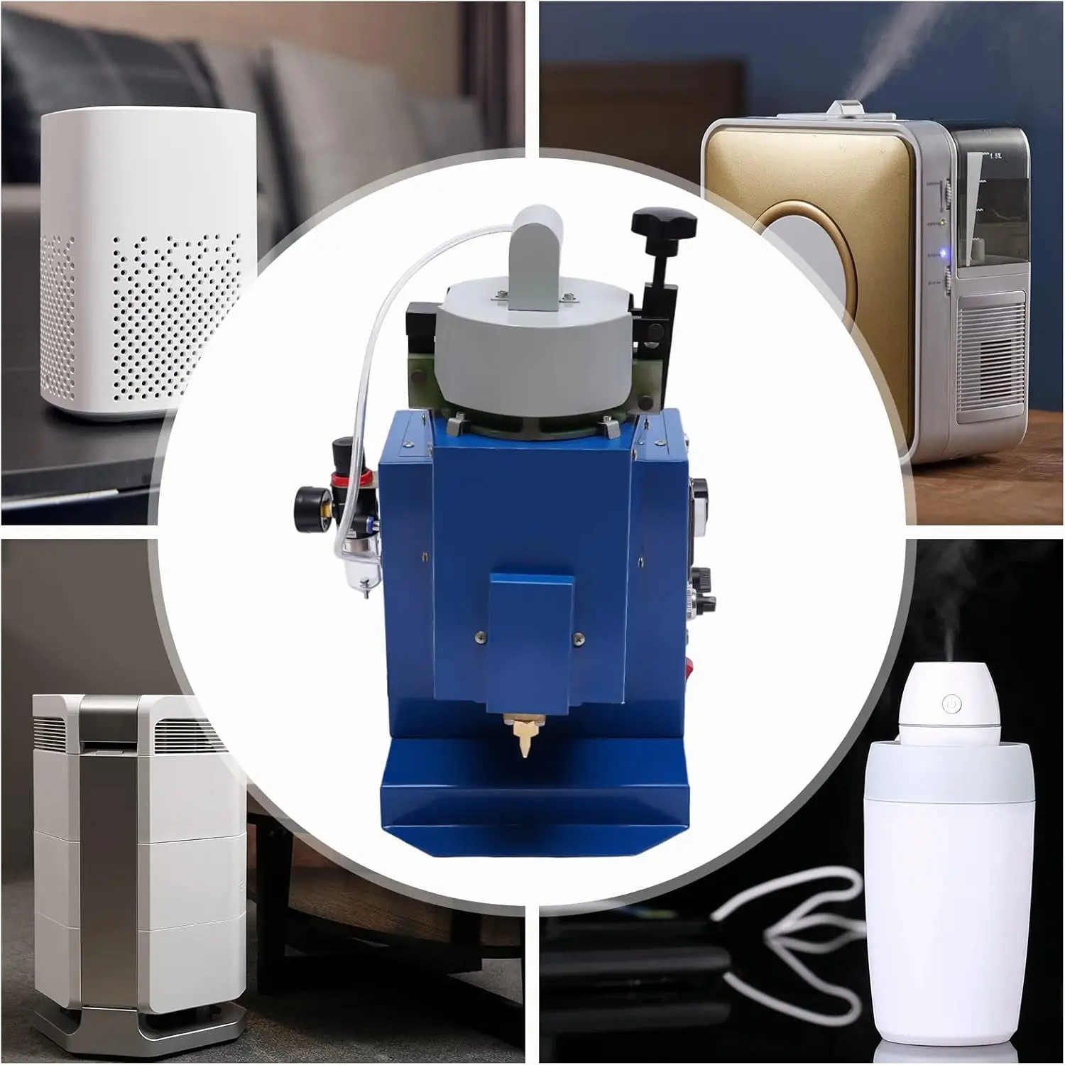 Glue Spray Injecting Machine, Commercial Hot Glue Gun Dispenser Equipment, Hot Melt Glue Spraying Gluing Machine for Toys Crafts