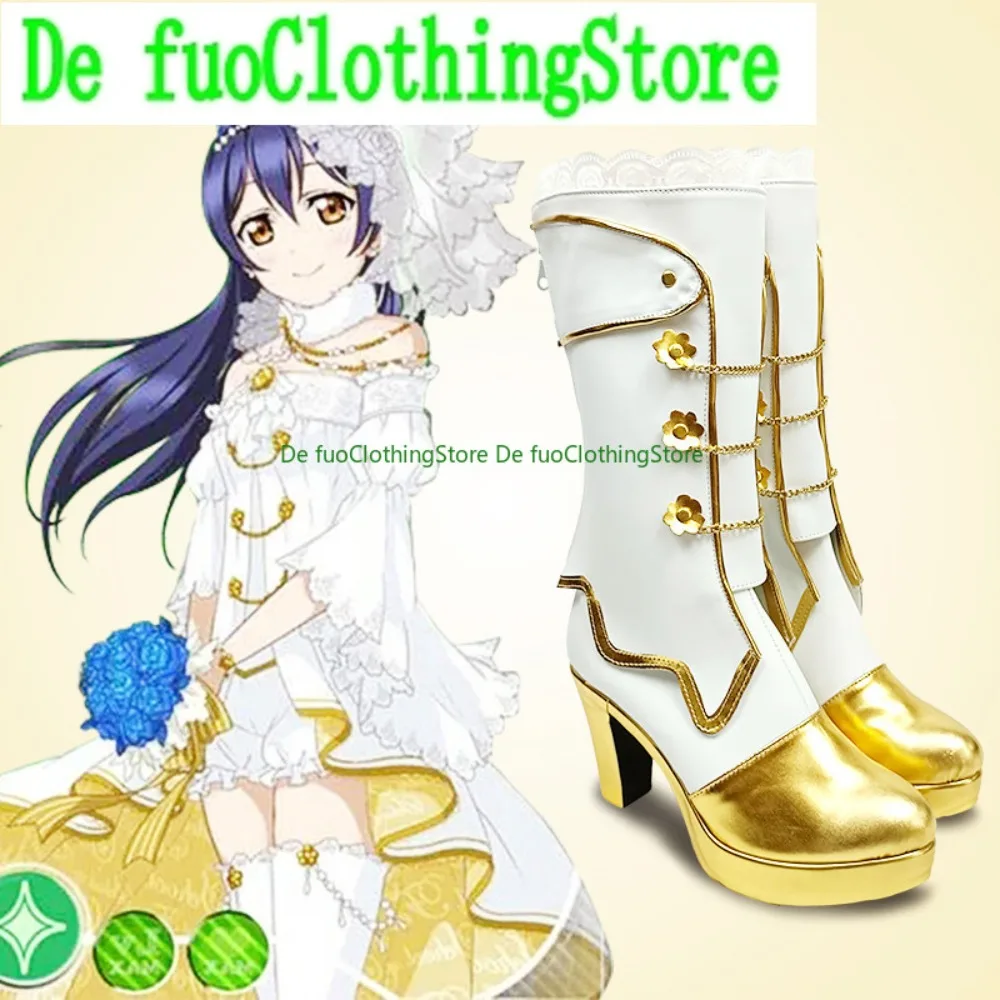 ملابس ديفو لوف لايف! إصدار زفاف هانايو كويزومي. أحذية تنكرية لعبة الرسوم المتحركة دعائم أزياء الهالوين للعب الأدوار #2
