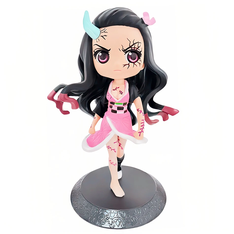 Anime 15cm Ghost Slayer Blade My Wife Shanyi Butterfly Ninja Ganlu Temple Honey Glass Character PVC Model Anime Peripheral Toys