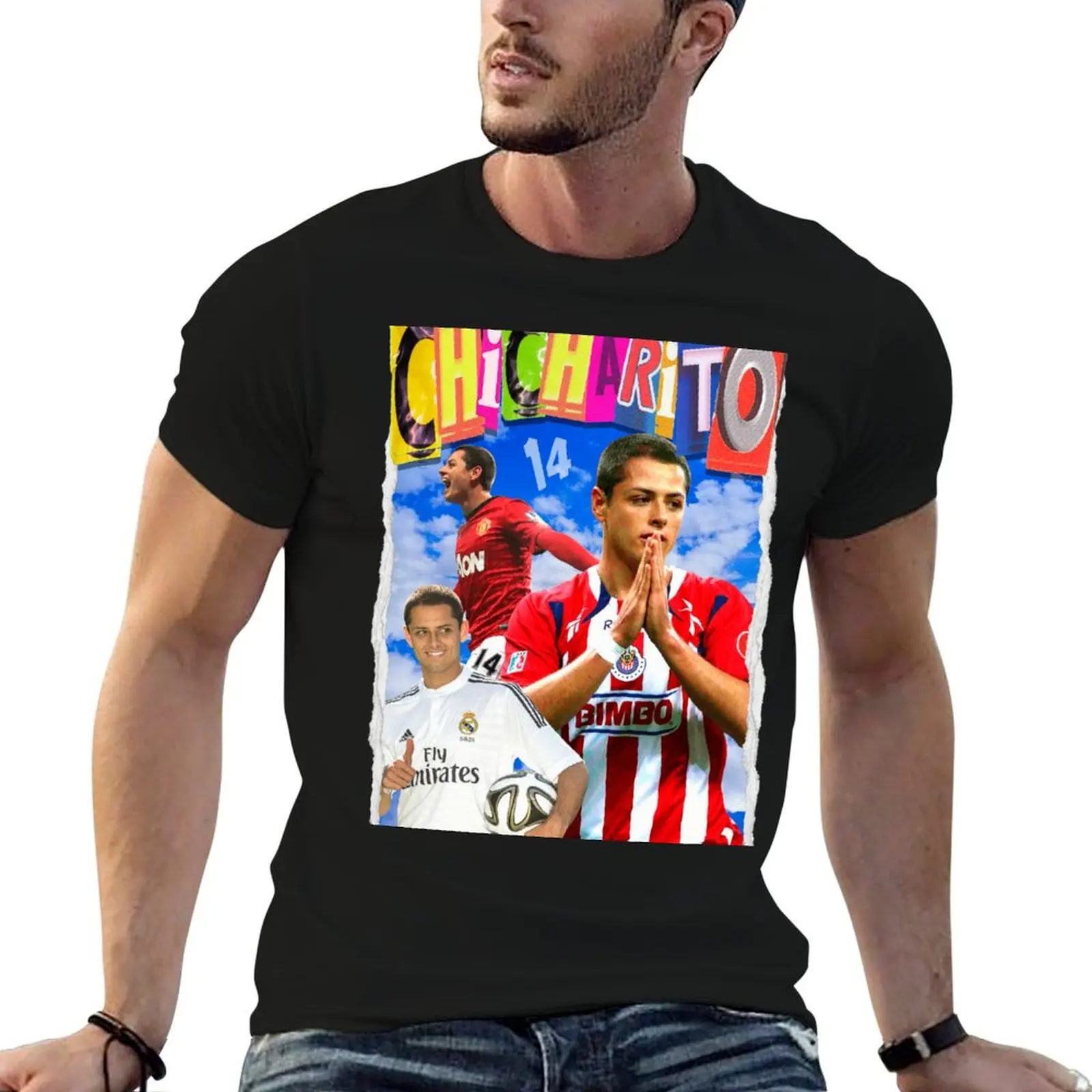 

Chicharito CH14 Vintage Retro Design T-Shirt t shirt for man t shirts for man pack cotton T-Shirt