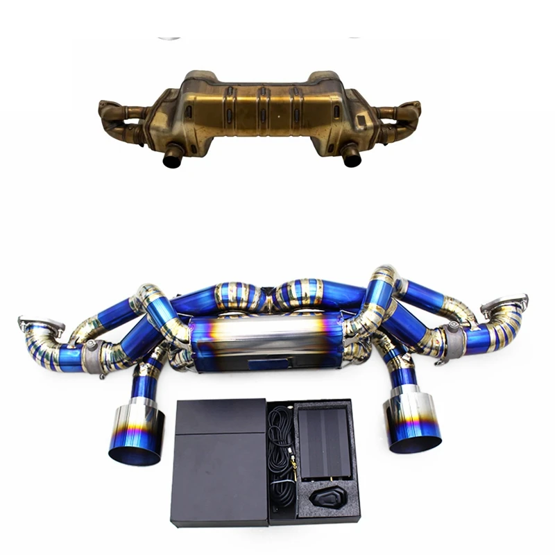 

Race Sport Exhaust System For Porsche 718 Cayman GT4 RS 4.0 2022-2025 Titanium Newest Catback Exhaust Muffler With Valve Control