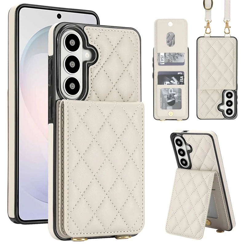 Multifunctional Phone Case for Samsung A57 A56 A54 A53 A52 A37 A36 A35 A26 A16 Lanyard Card Case With Holder Shockproof Cover