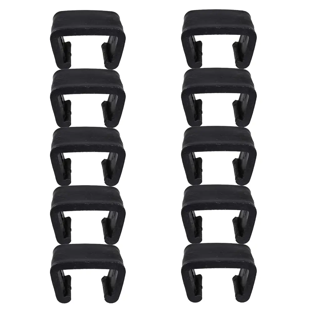 

10 Pa Small Outdoor Patio Rattan Furniture Clips, Patio Wicker Rattan Sectional Modular Sofa Chair Connector Fasteners,1.74