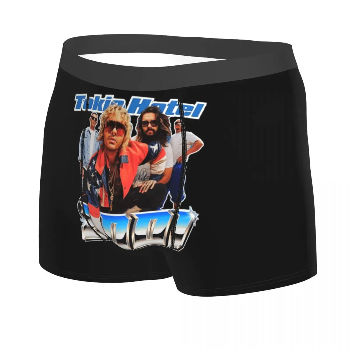 Tokio Hotels Heavy Metal Pop Rock Underwear Men Sexy Print Customized Boxer Shorts Panties