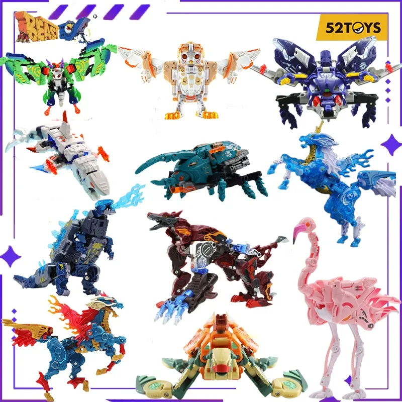 52toys-オリジナル-ユニバーサル-ボックス-シリーズ-レッド-パロット-ペンギン-クモクジラ-取り外し可能なモデル-ハンドメイドおもちゃギフトオーナメント-コレクション-在庫あり