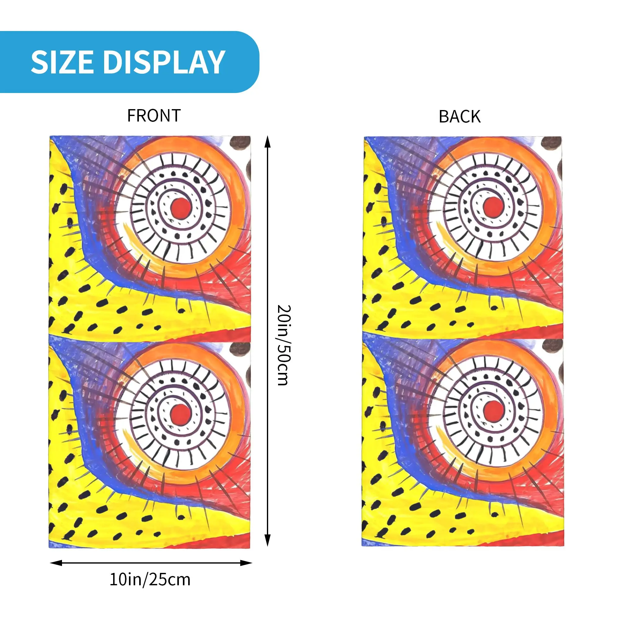 Alexander calder art style Bandana Neck Cover Printed Wrap Scarf Cycling Scarf Hiking Fishing Unisex Adult Washable