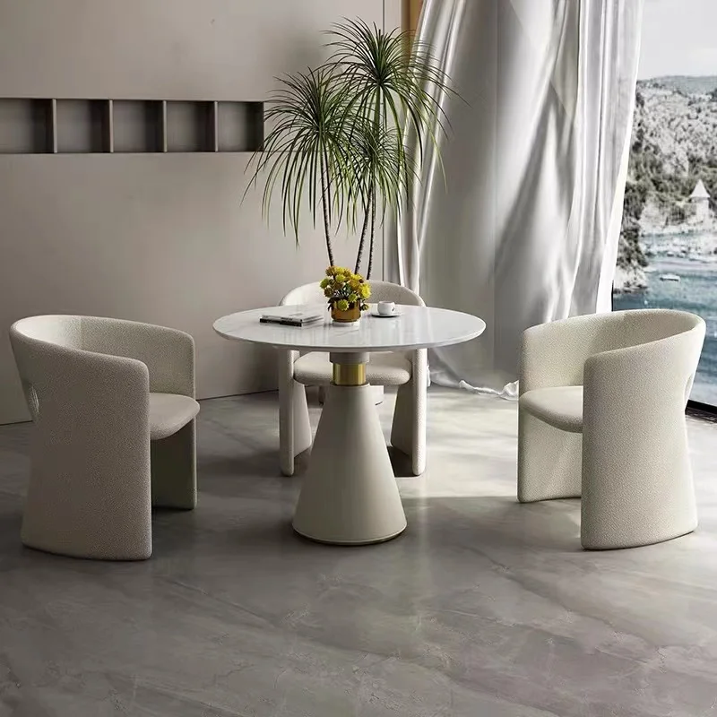 

Support Pillow Living Room Chairs Extension Rest Neck Living Room Chairs Cylinder Muebles De La Sala Nordic Single Sofa