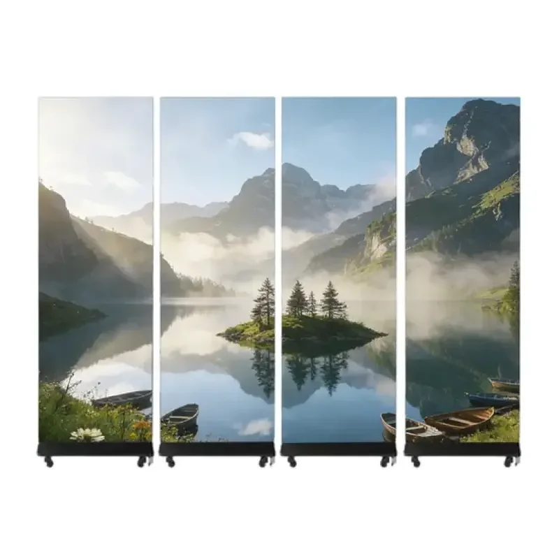 Portable Advertising Player LED Screen Digital Indoor LED Poster Display