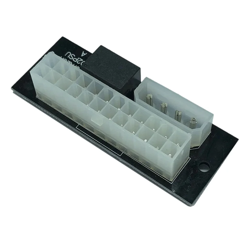 

Двойной адаптер QWE-2X, плата синхронного питания, 24-контактный источник питания, плата с двумя запусками ADD2PSU, плата запуска с двойным питанием