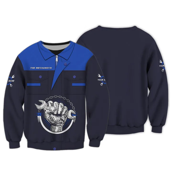 

Custom Name Mechanic Pullover Sweatshirts Sportwear For Men New In Crew Neck Large Size Mens Hoodies Clothes Tracksuit Tops
