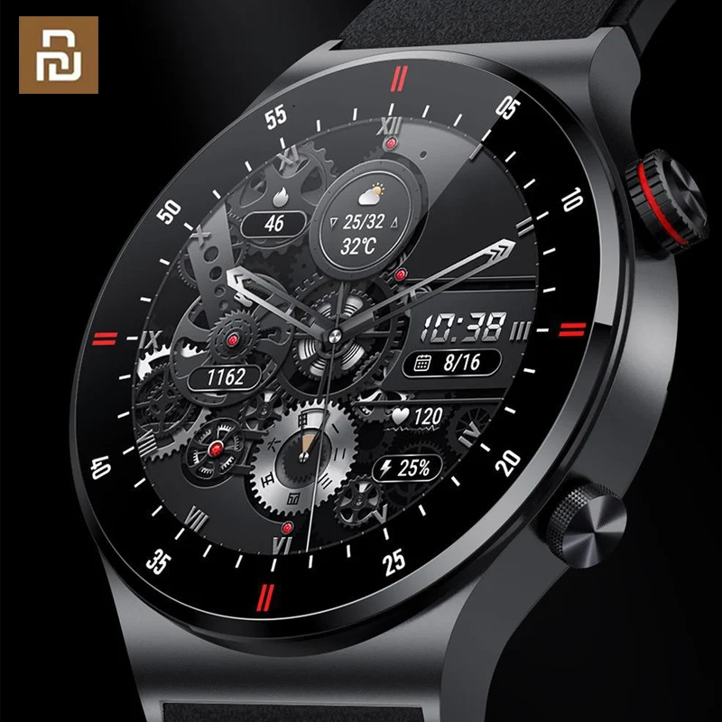 ใหม่ 2024 NFC Bluetoothสมาร์ทนาฬิกาผู้ชายกีฬาฟิตเนสTrackerกันน้ําSmartwatchหน้าจอHDขนาดใหญ่สําหรับAndroid IOSนาฬิกา