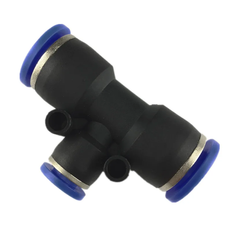 10PCS/LOT Pneumatic fittings tee connector Variable diameter PEG8-6 PEG12-8 PEG12-10 PEG10-8