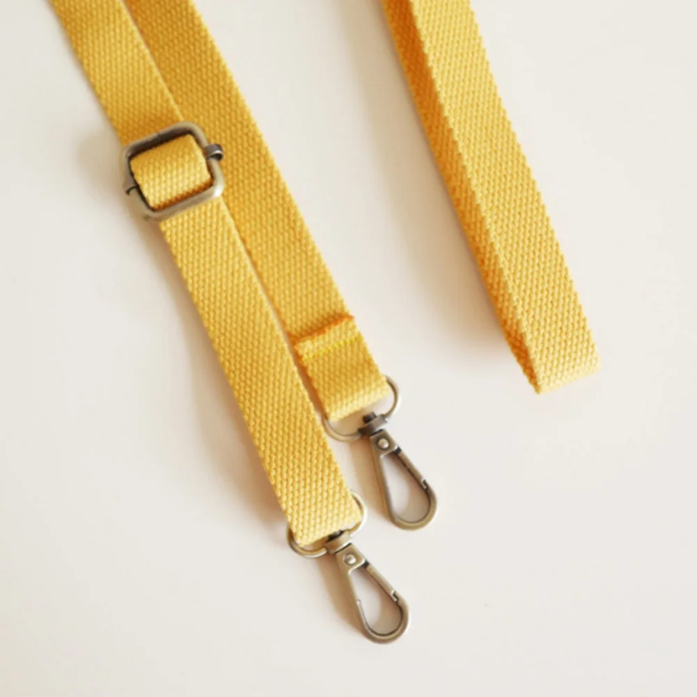 Adjustable Bag Strap Women Shoulder Bag Belts Canvas Replacement Handbag Strap Fashion Bag Accessories 130cm Candy Color Hot