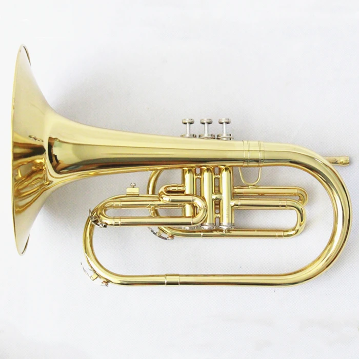 Mellophone de Marche Laqué Or