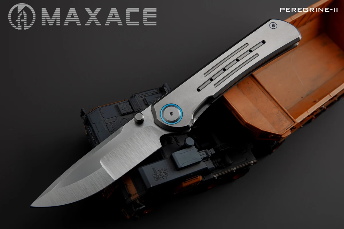 

Складной нож Peregrine II Maxace TC4 ручка Лезвие M390 складной нож уличный инструмент для самообороны нож для пикника фруктов