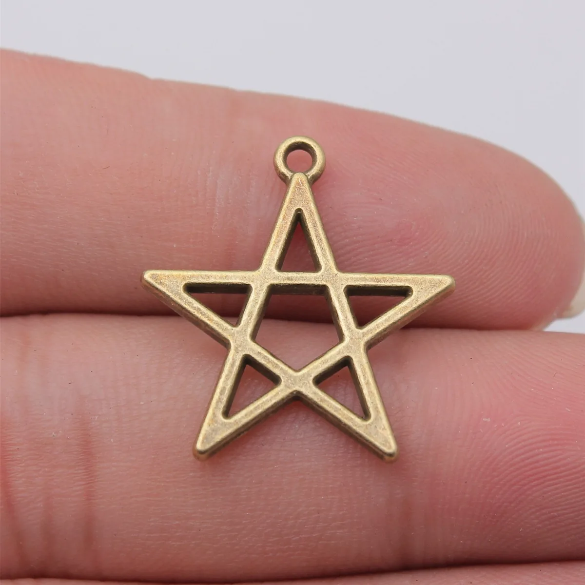 

10 шт. 22x25 мм, черные, цвета античного серебра, античного золота, античной бронзы, подвески в форме пентаграммы