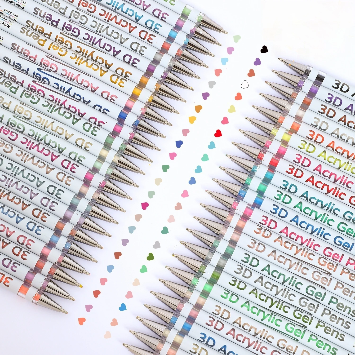 

3D Acrylic Gel Pen, Quick-Drying Acrylic Gel Pen, Graffiti Painting Set, Can Take Notes, Mark, Greeting Cards, Fill in Colors