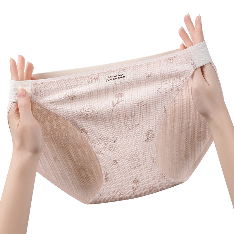 3Pcs Women's Panties Set Soft Underwear for Women Fashion Sports Women's Cotton Briefs Lingerie Sexy Lady Triangular Underpants