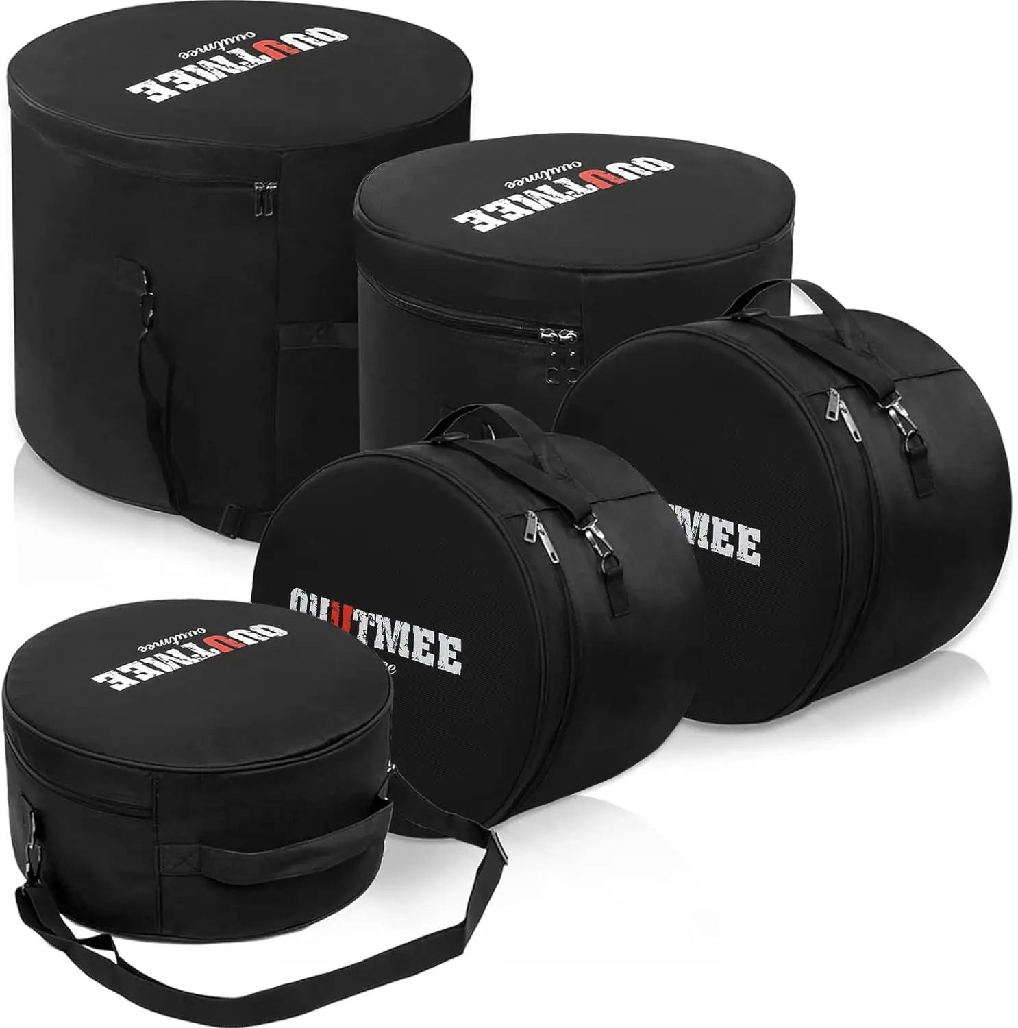 

5-Piece Drum Bag Set for 12" 13" 14" Snare 16" Floor Tom 22" Bass Drum Cases