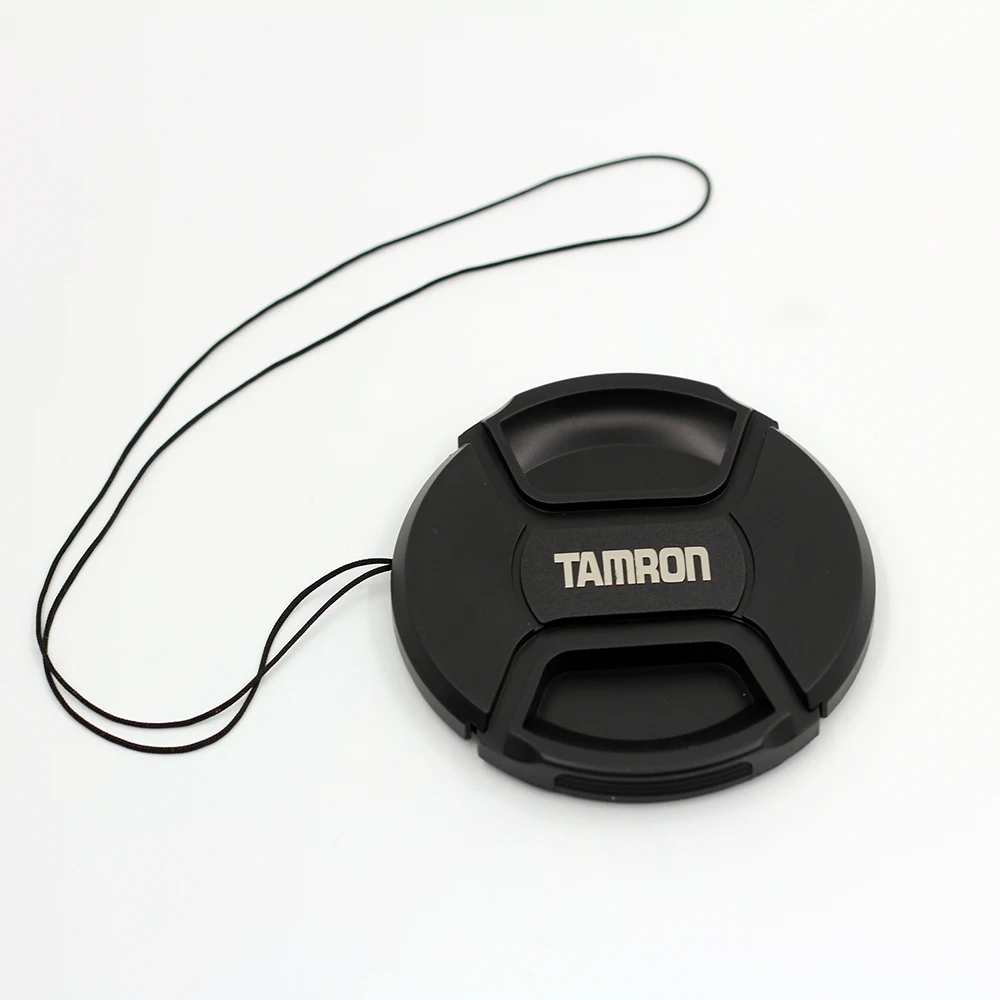 82mm 82 Center Pinch Snap-on Front Lens Cap Hood Cover protector with Strap for Tamron 24-70/2.8VC A007 camera dslr 