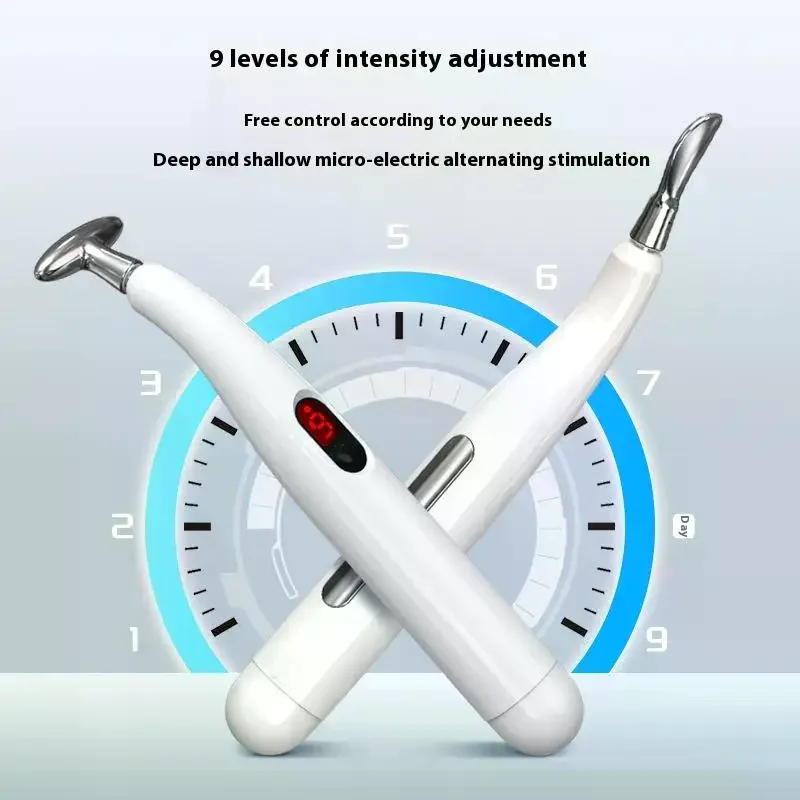 5 IN 1 Smart Pulse Meridian Energy Pen Electronic Acupuncture Massage Pen Pain Relief Microcurrent Pulse Muscle Massage Stick